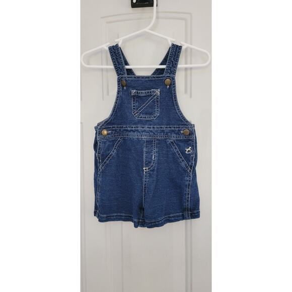 Faded Glory Other - Baby Faded Glory Denim Shortalls Size 6-9 Months